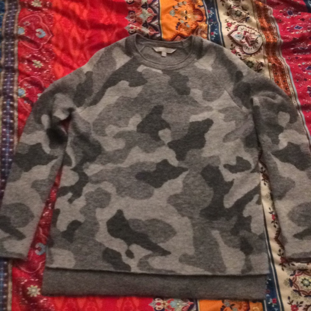 Athleta camo sweater